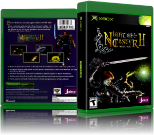 NightCaster II - Equinox (USA)3D Boxes Back Front